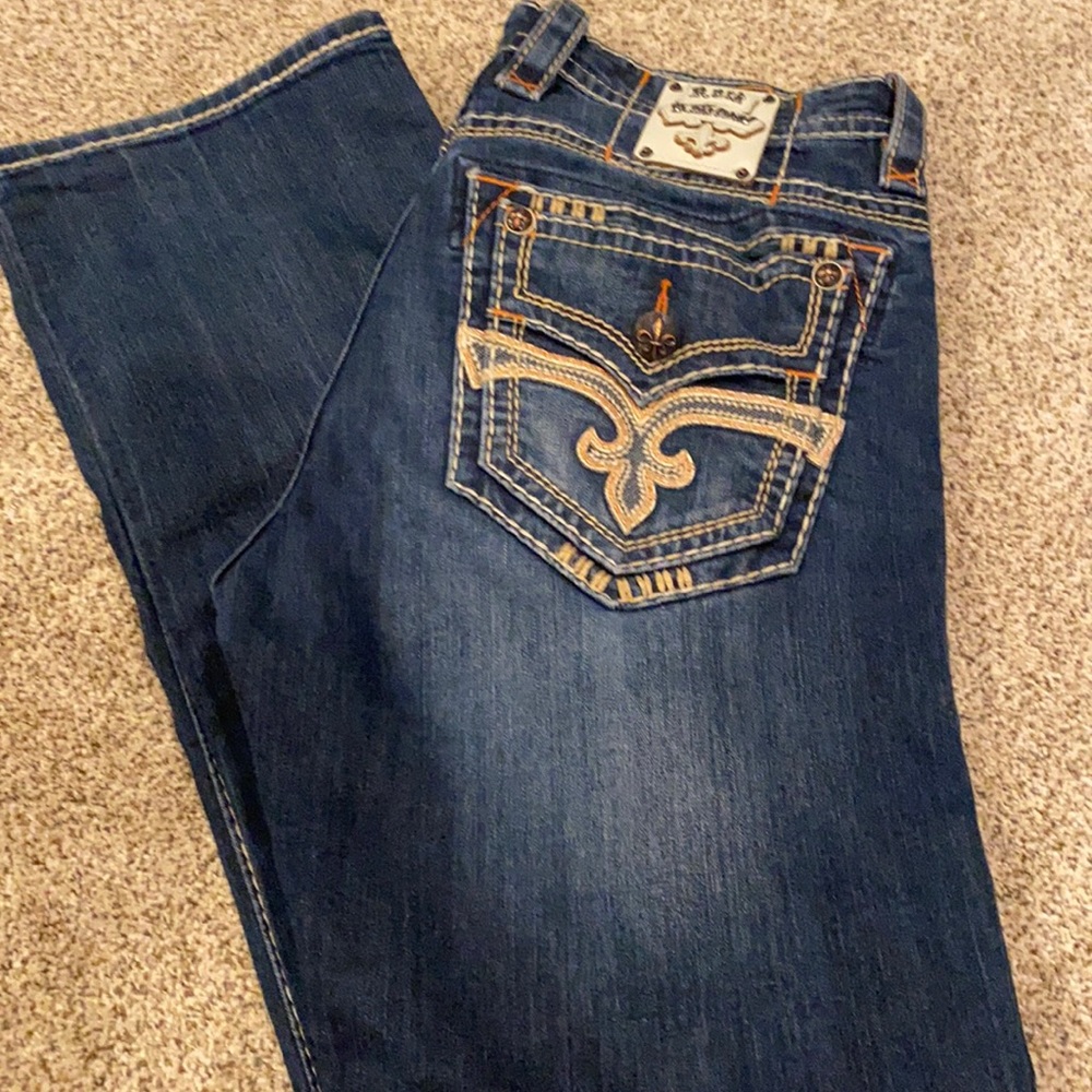 Men’s Rock Revival Jeans ‘Valance’ straight 34